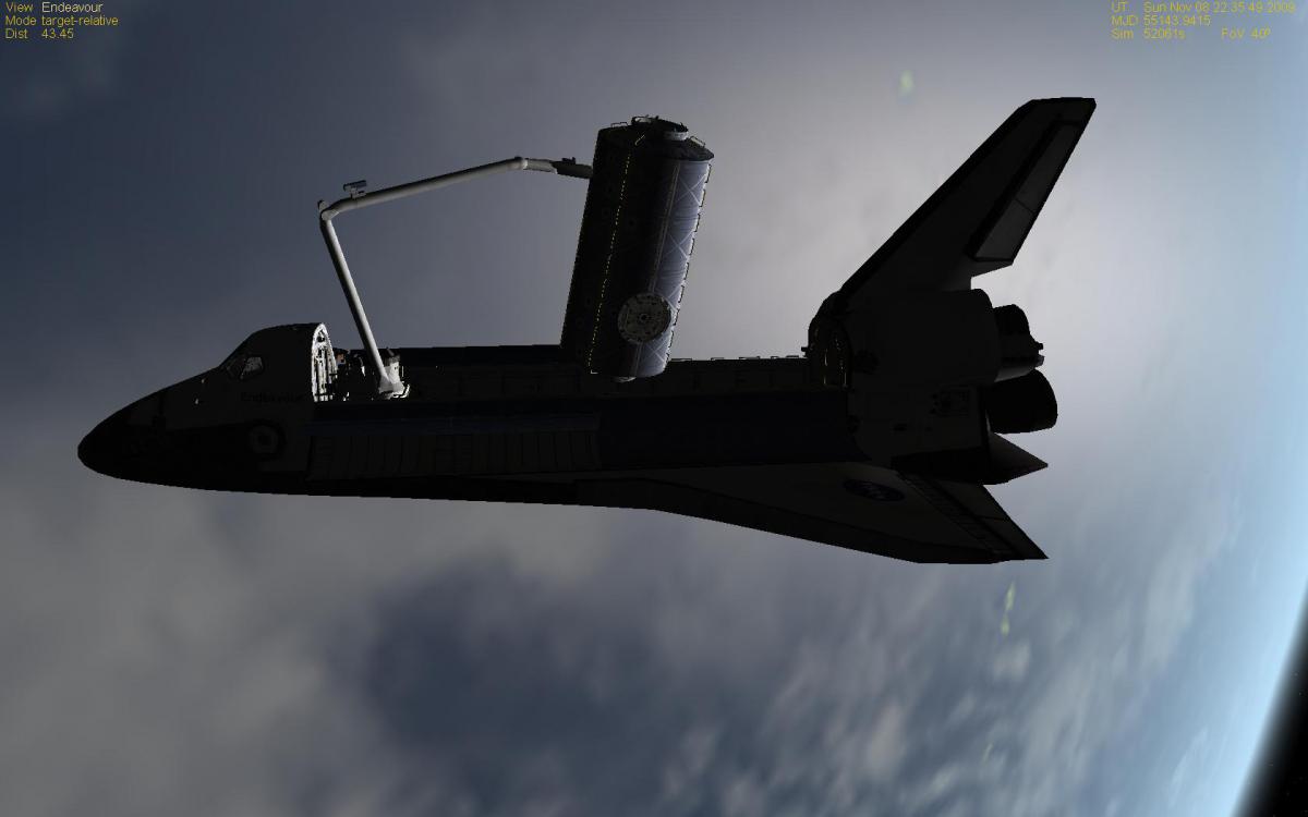 11 getting the habcore out of the payload bay