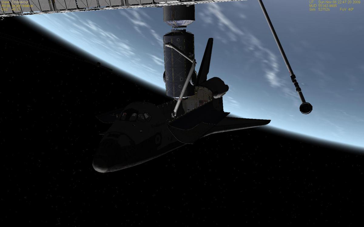 15 just before docking