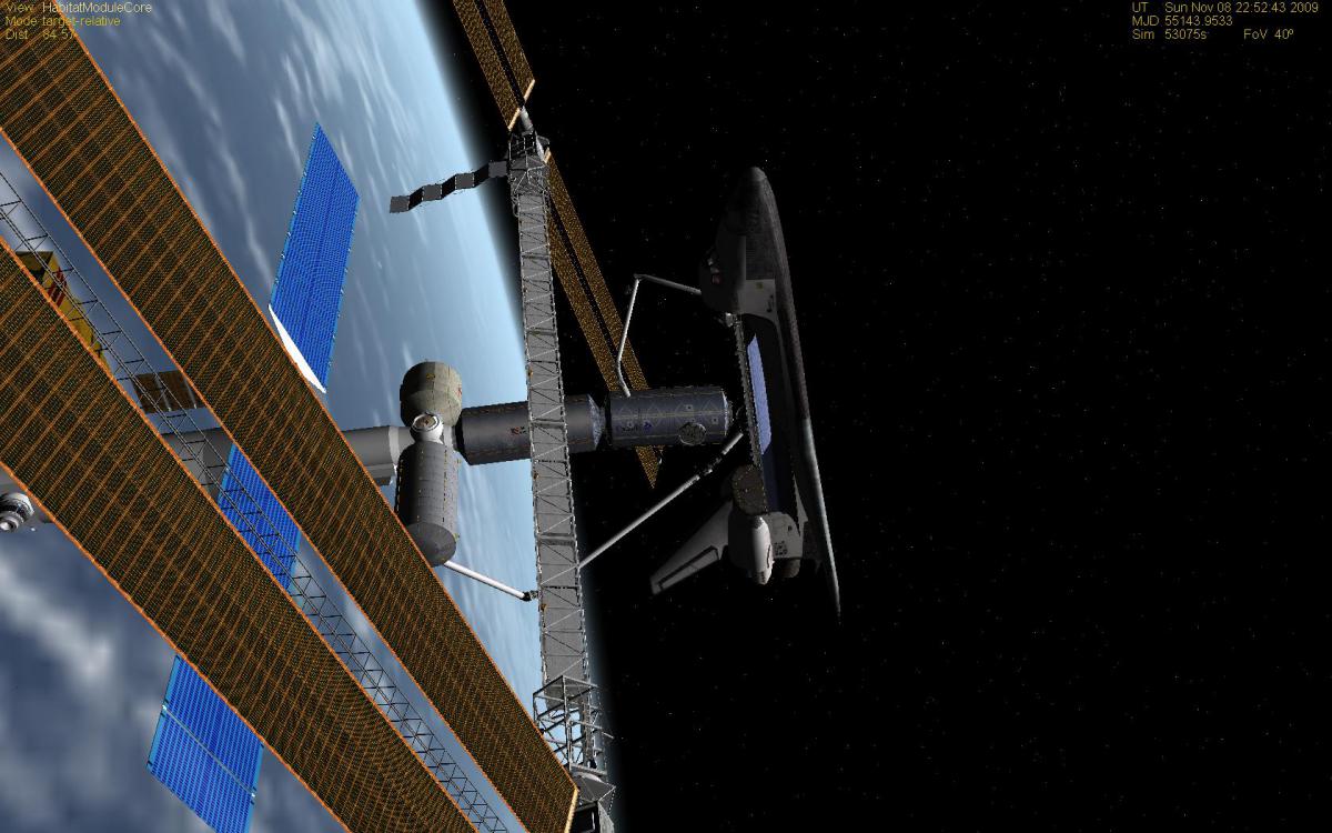 16 just before docking.