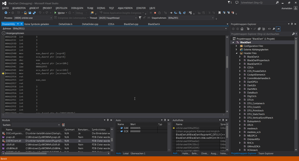 2016 06 17 19 27 09 BlackDart (Debugging)   Microsoft Visual Studio