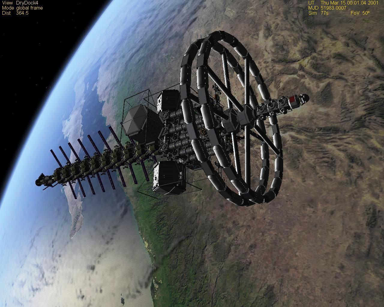 4. In Earth orbit