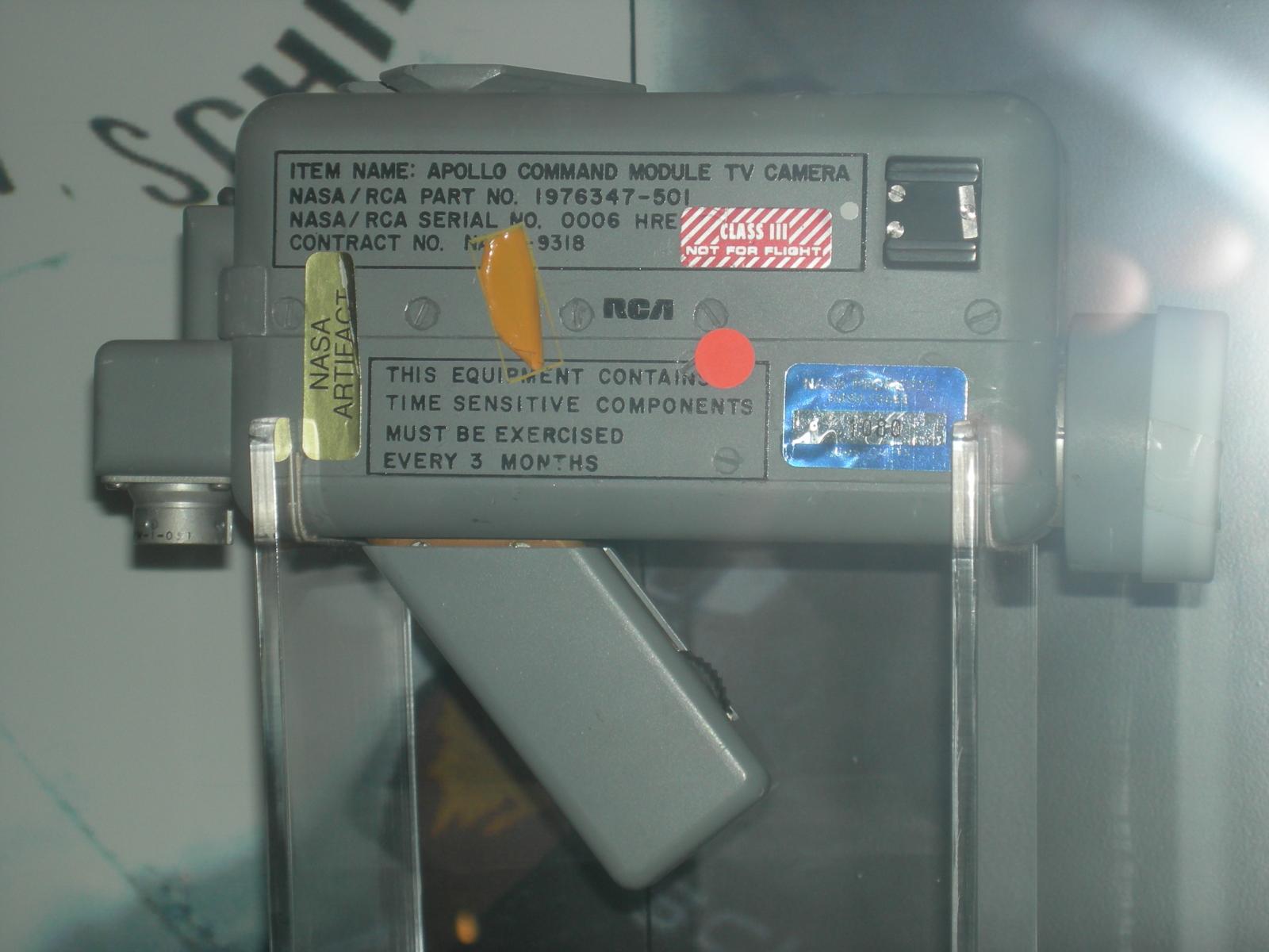 A Command Module Camera.  I believe this was the one used on Apollo 7.