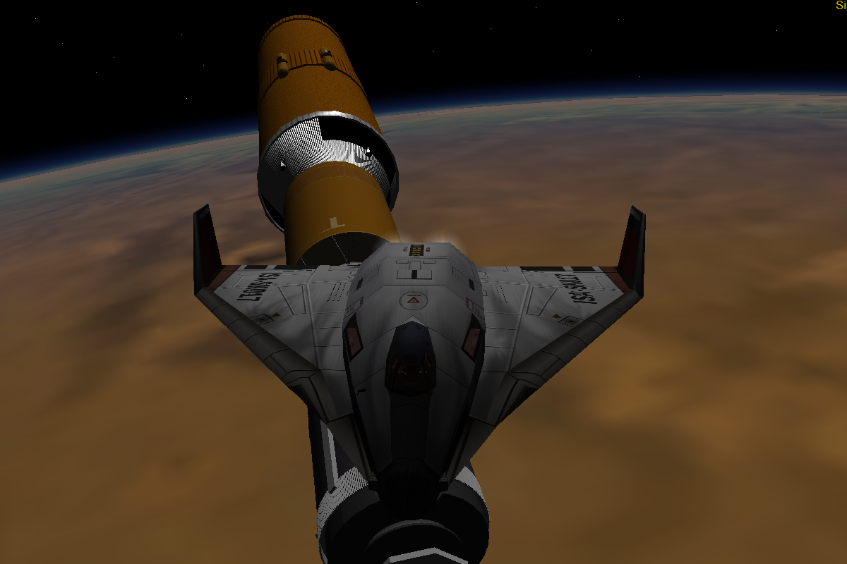 a DGIV near to the Mars-mission-mothership