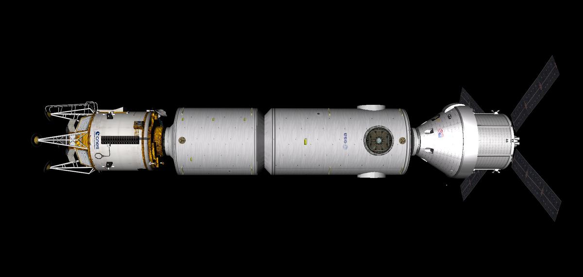 A Mars Orbital Habitat Vehicle stack design.