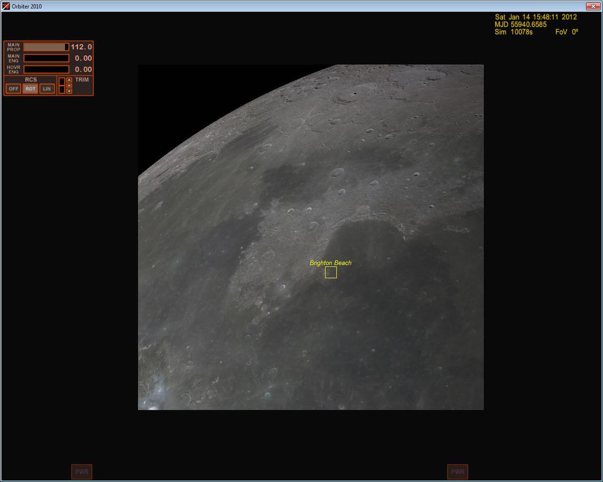 A spectacular shot of Brighton Beach...
From over the North Pole of Earth. XD