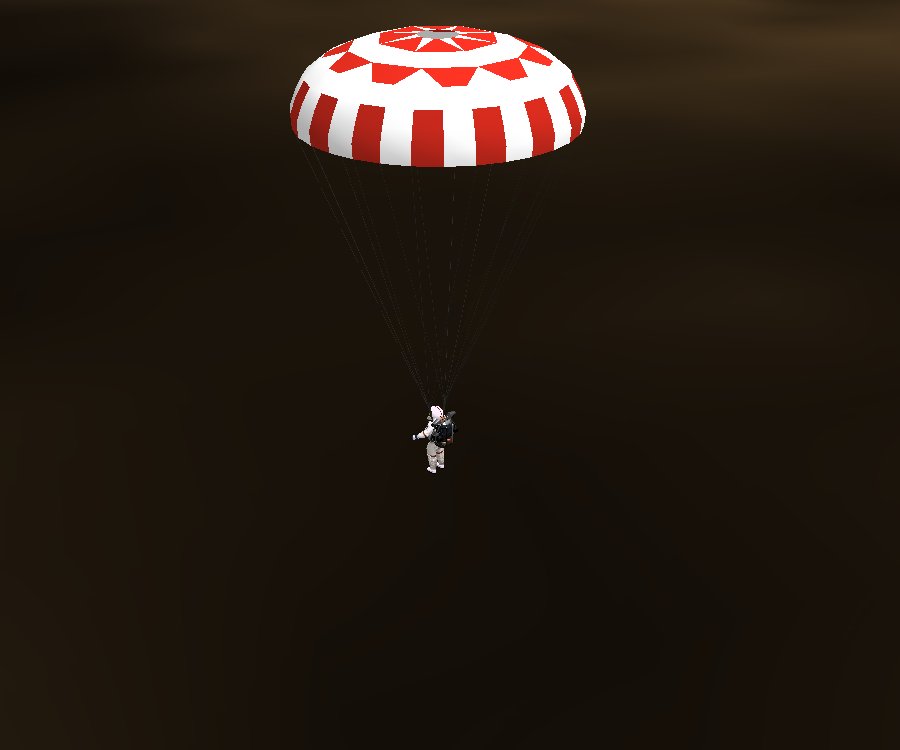 A UMmu chute jumping