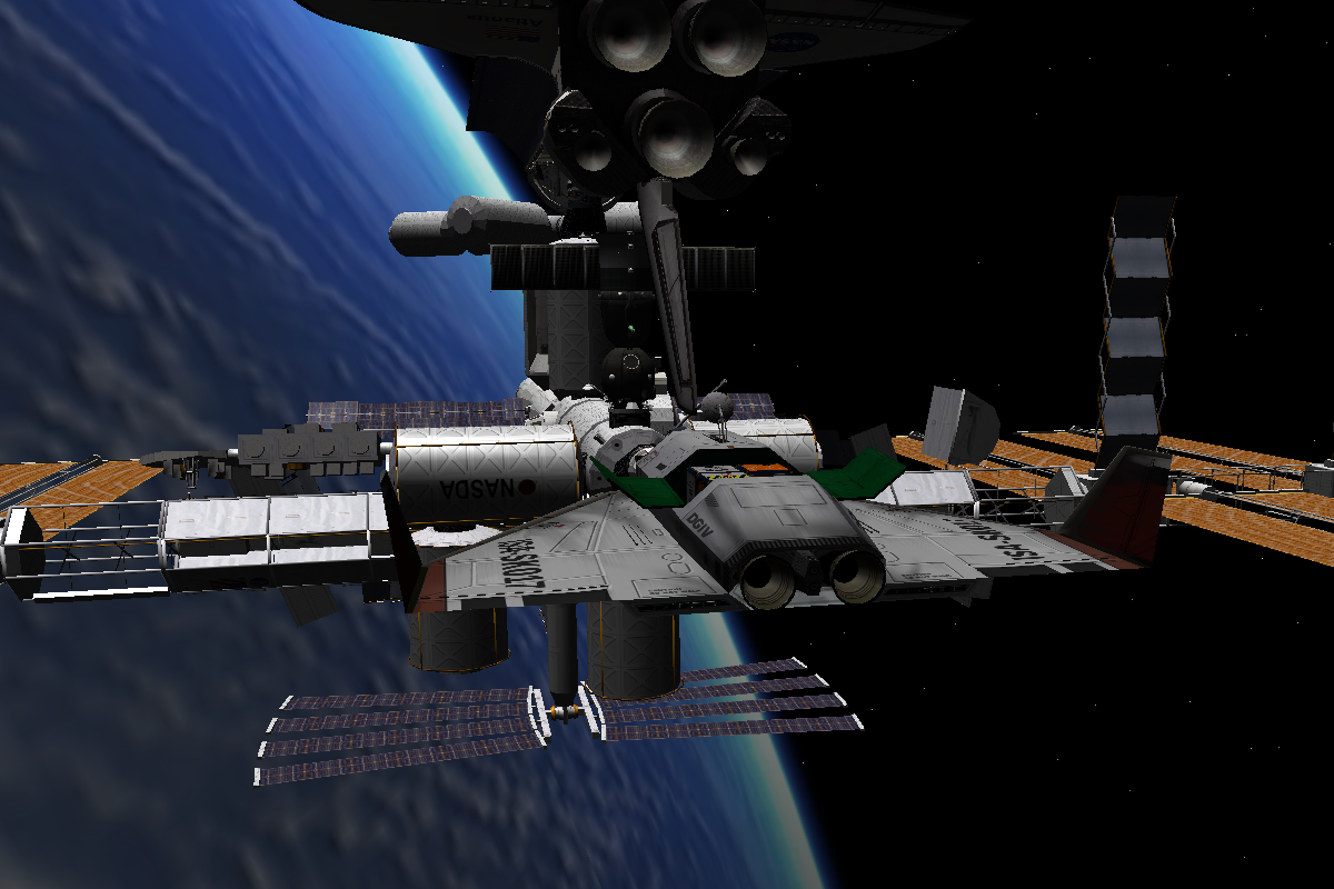 a very hard, close fitting docking maneuver with the iss