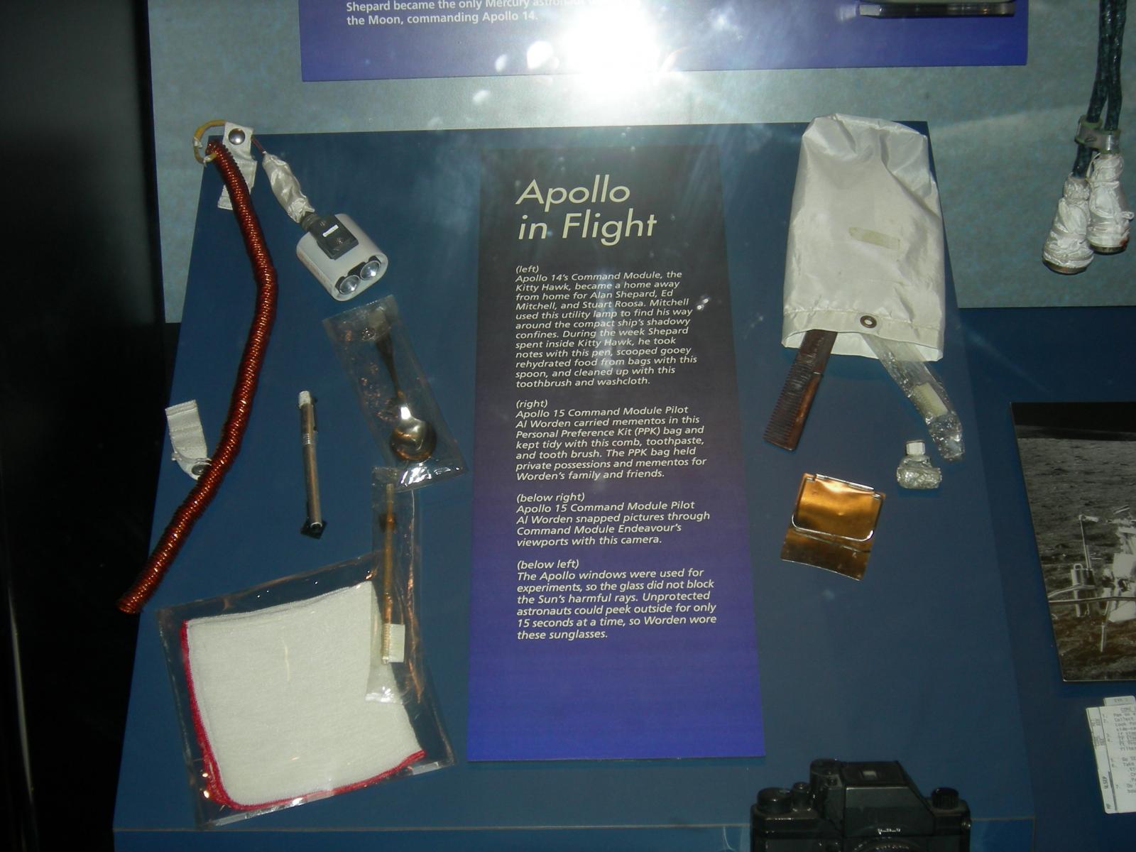 An assortment of tools used by Apollo crews