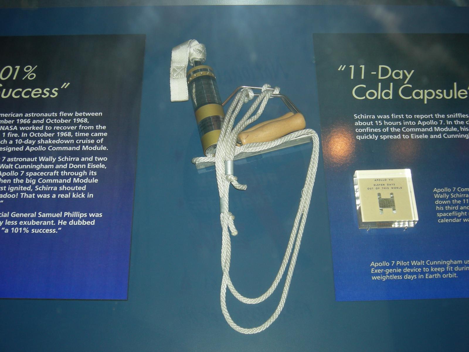 An exer-genic device used by Walt Cunningham to keep fit