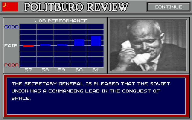 And try to maintain a lead in the Poliburo as well. :P