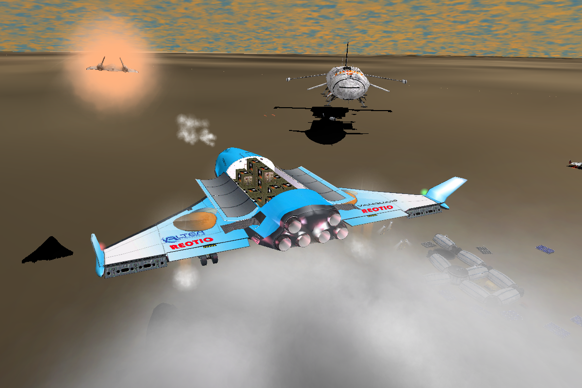 another Titan atmo flight with the supply ship