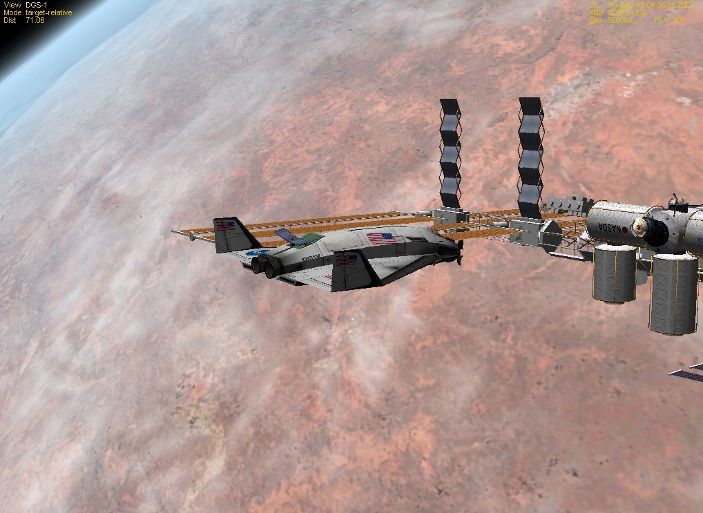 Approaching ISS