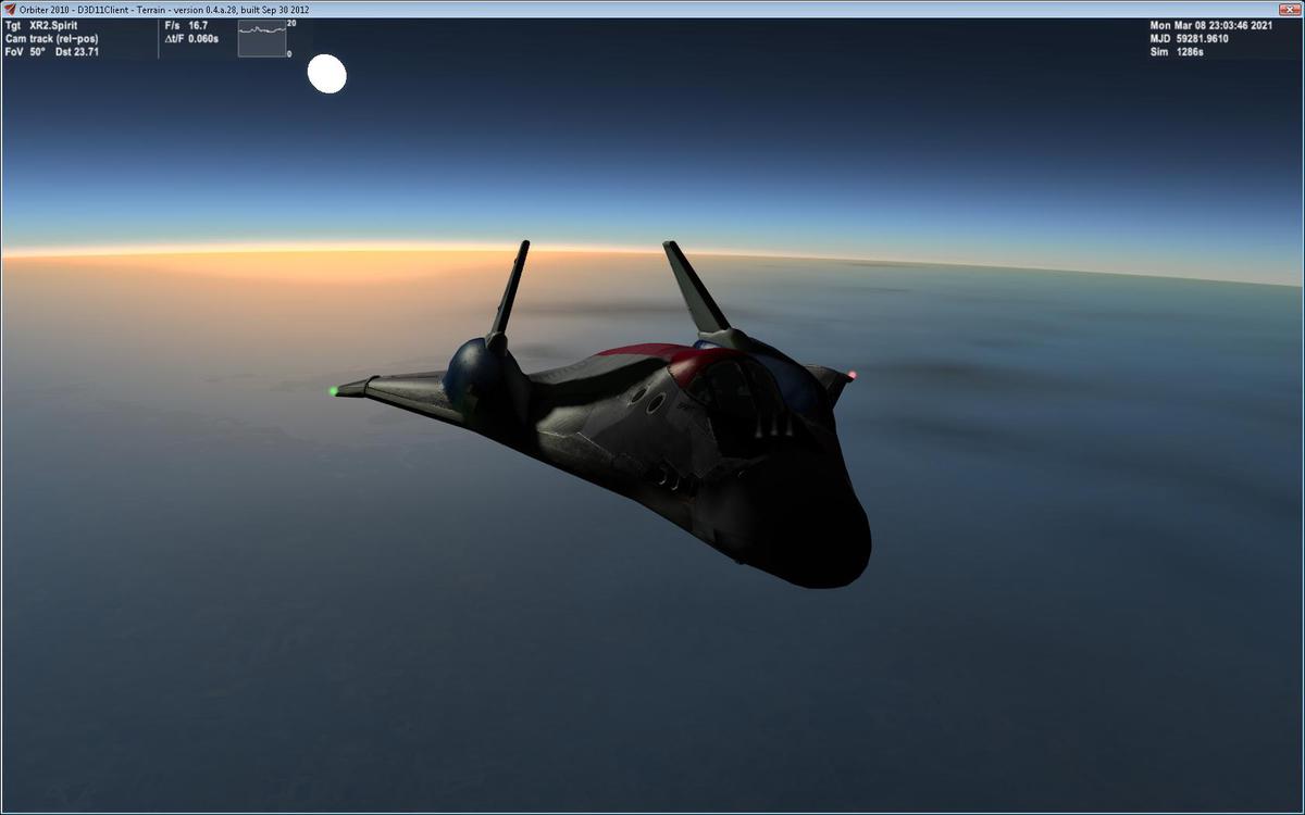 Approaching KSC at dusk