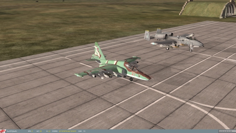 Back home after sortie