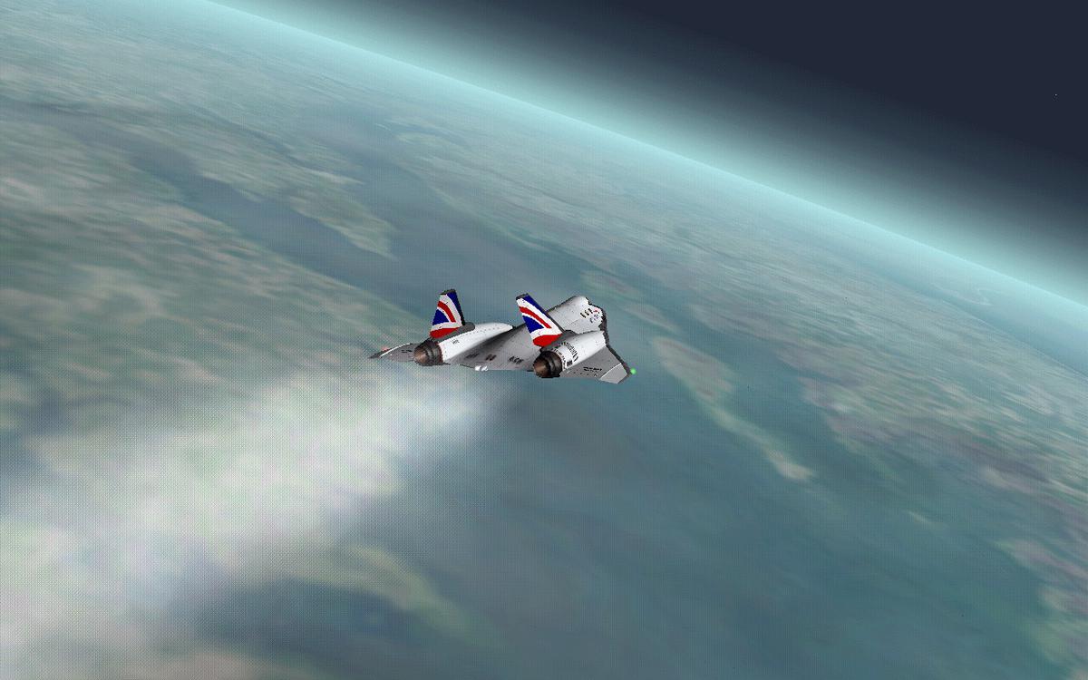 Banking round over Chesapeake Bay.