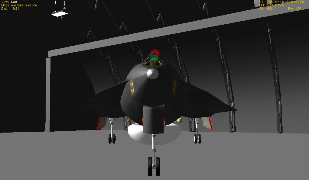 Black Dart in ASAT configuration. Carrying a centerline fuel tank and two ASM-135A ASAT missiles.