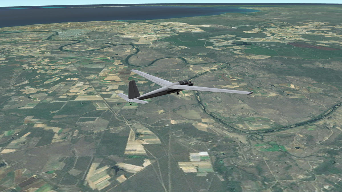 Blanik Glider Model in Orbiter over Bundaberg scenery.

Just a proof of concept - not for release.