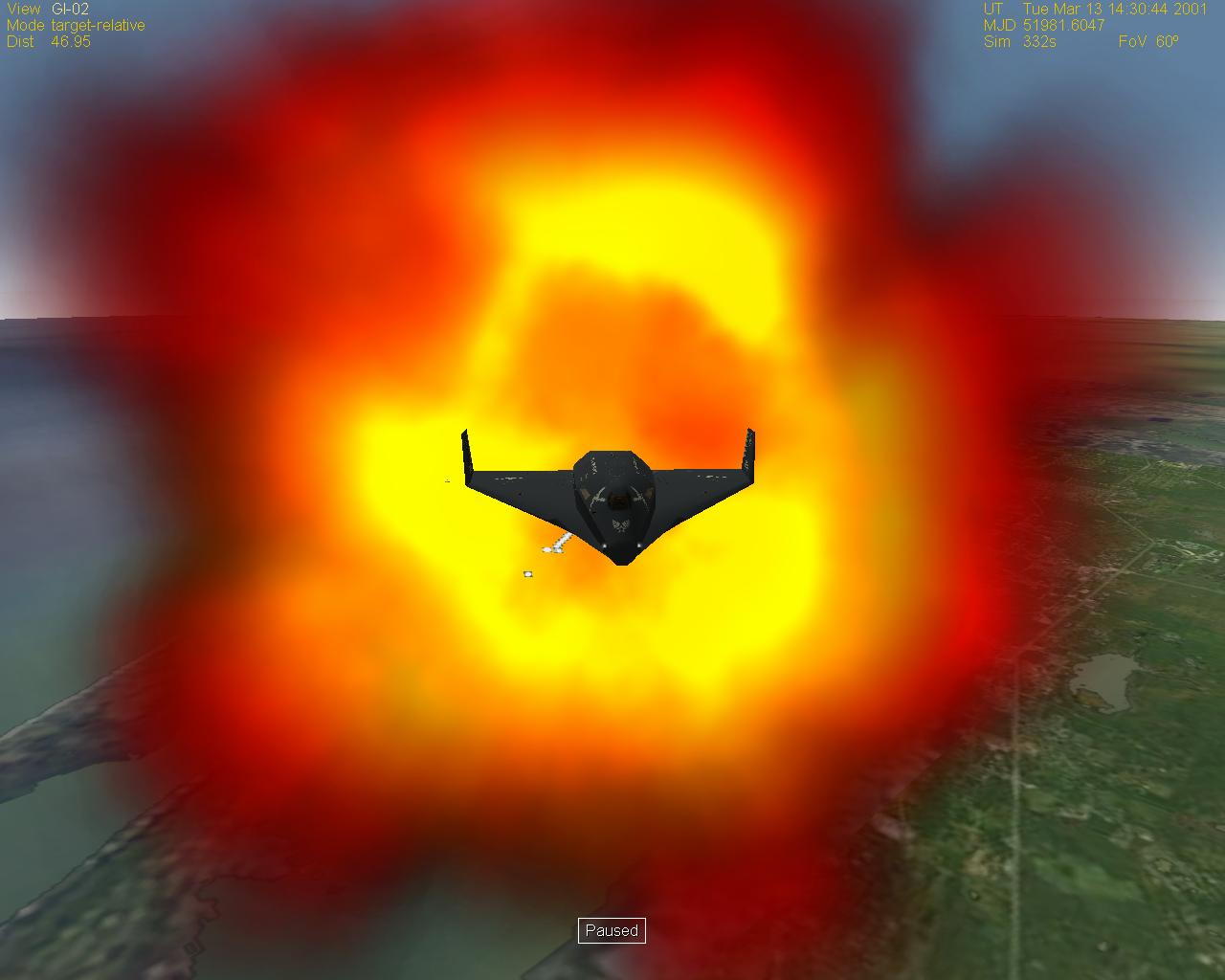 Bomb MFD destroys the Cape and Me.