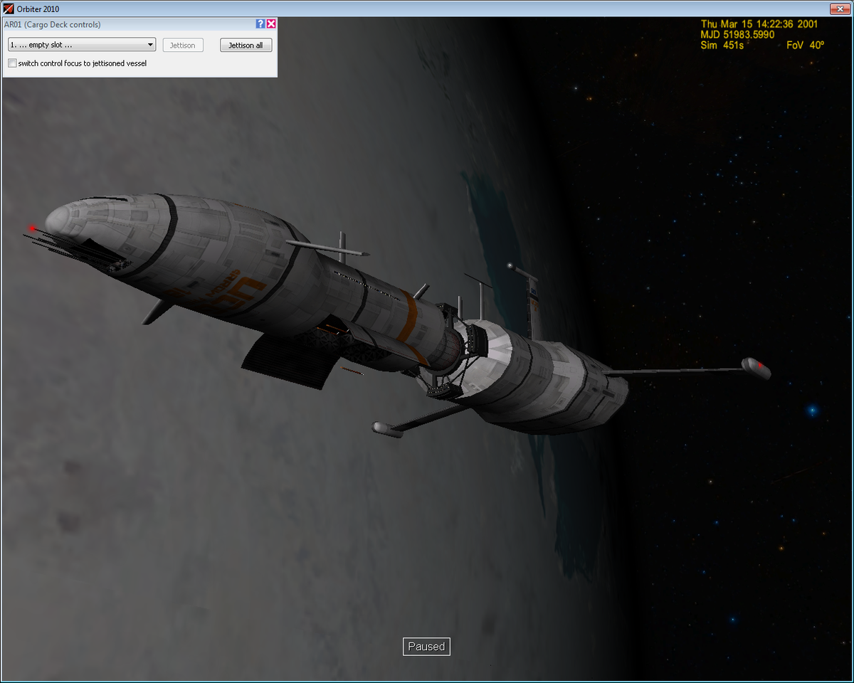 Bombs away! Launching a Martlet 4 stack during separation trials...