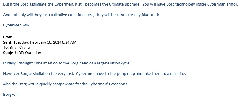 Borg Cybermen Convo