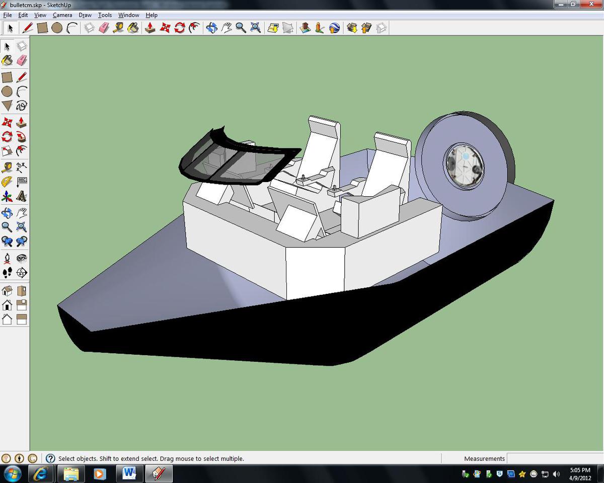 Bullet CM. displaying the interior details better.