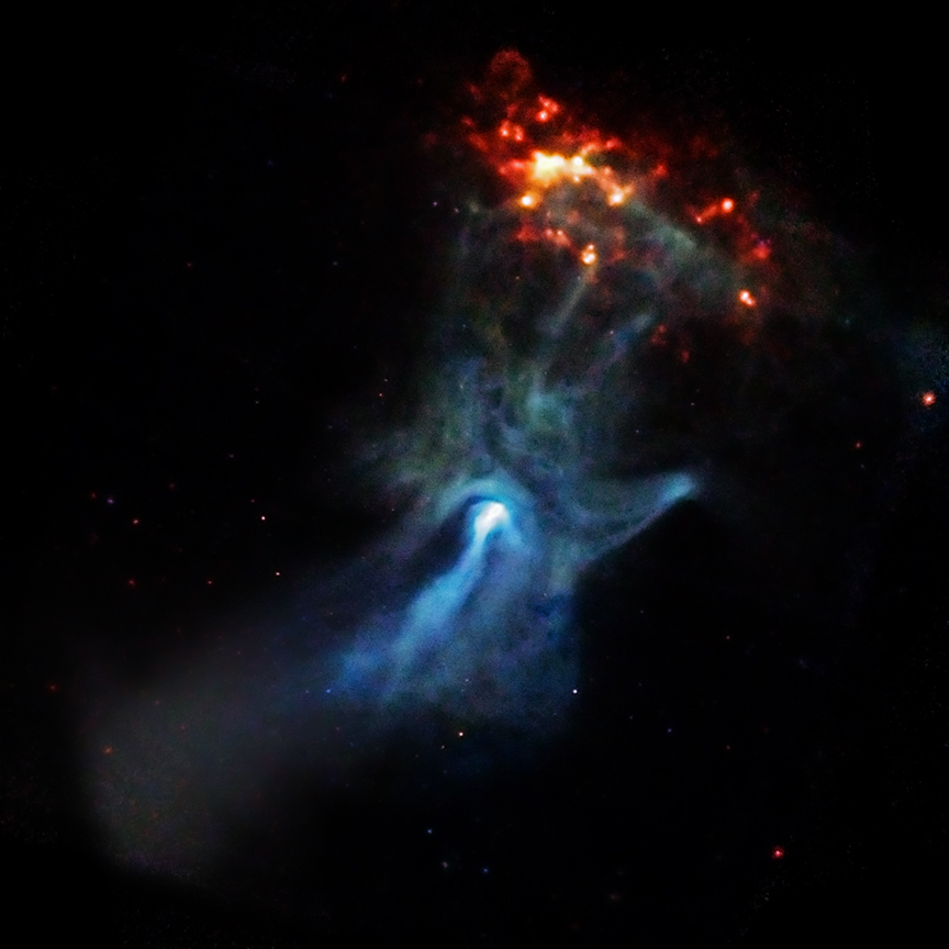 Chandra x-ray pulsar image.