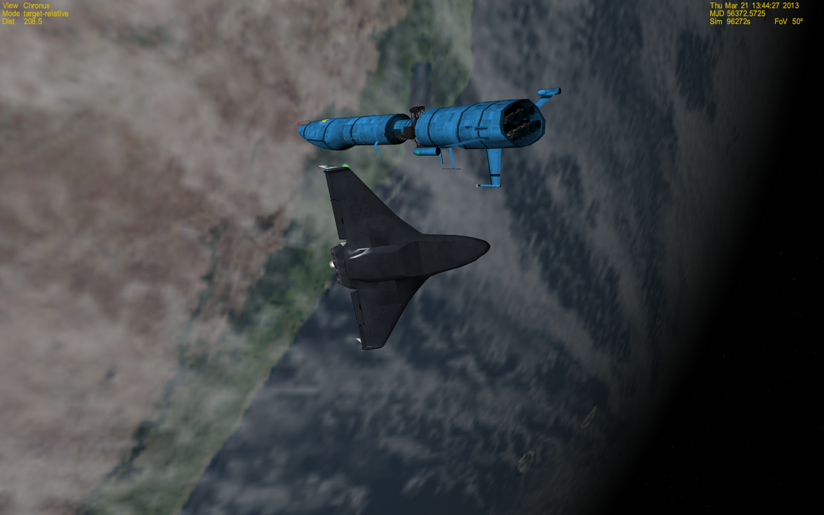 Chronus and Odyssey during the flyaround.