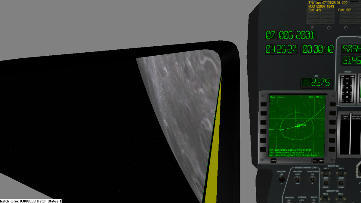 Cockpit WIP: Commander's position.