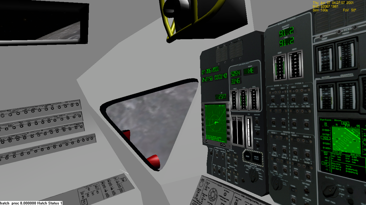 Cockpit WIP: Pilot's Position looking left.