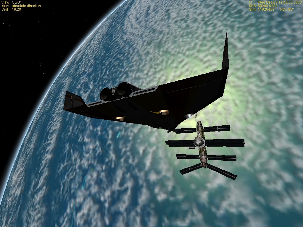 December 29, 2004
Preparing to dock with MIR
