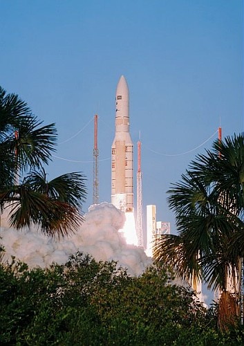 Deep in the Brazilian jungle a not so secret space agency with not so secret rockets re-supply the International Space Station.
