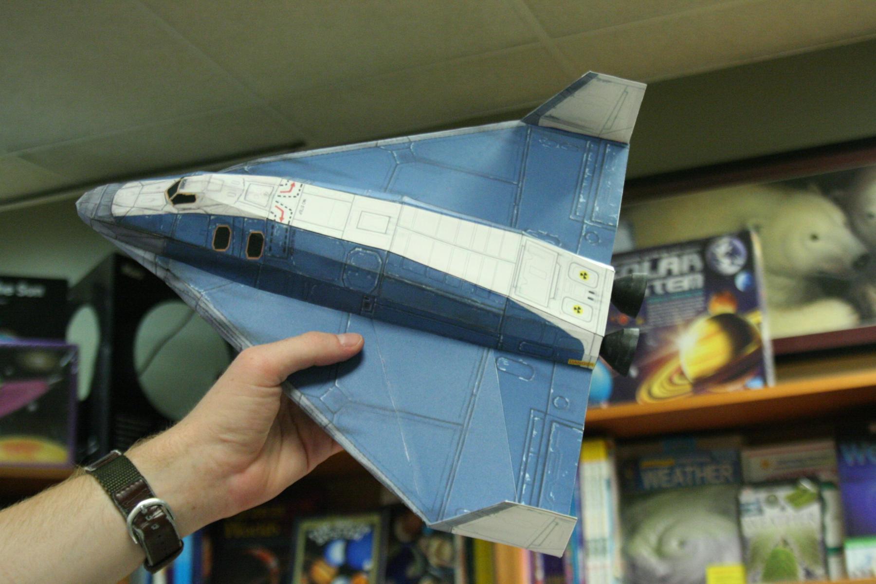 Delta Glider paper model by Juanelm