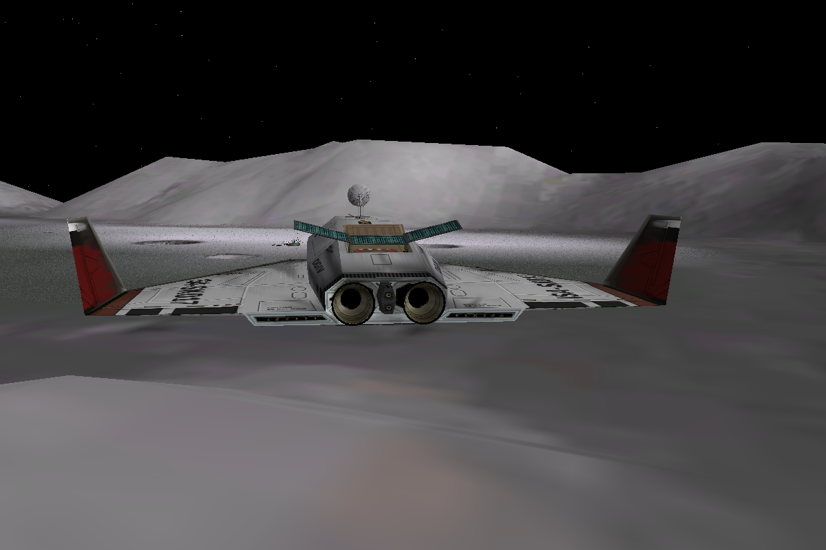 DGIV approaching to the moon base