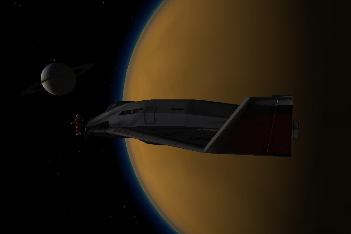 DGIV at Titan with an UMMU at spacewalk