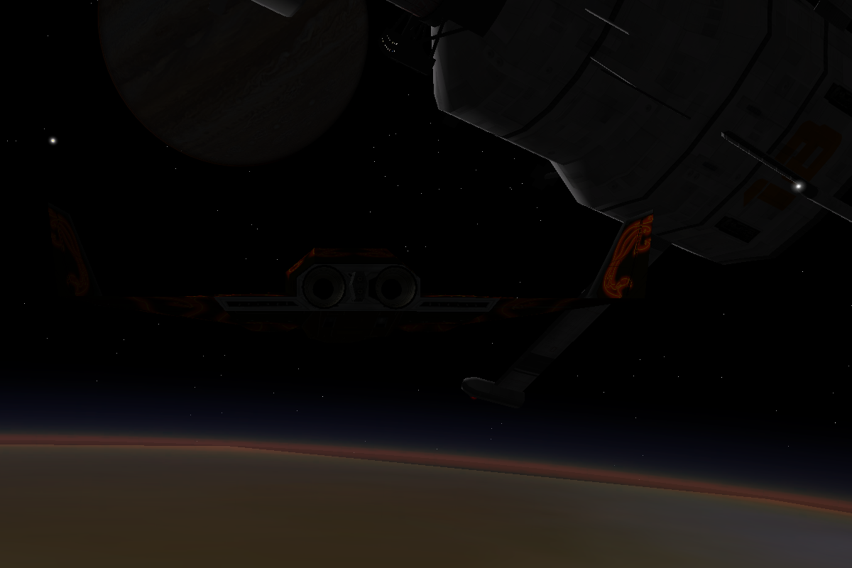 docking in low IO orbit