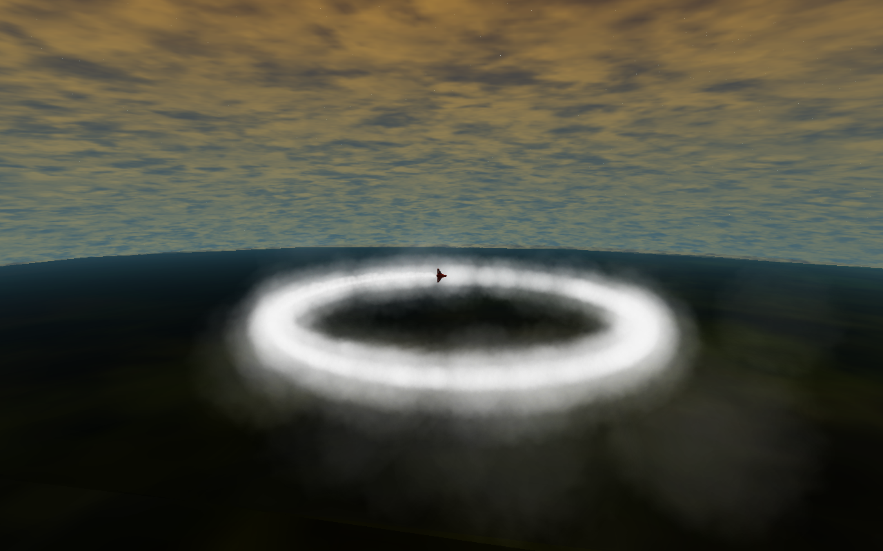 Doing a Doughnut with XR5 thanks to Titans low gravity and thick atmosphere