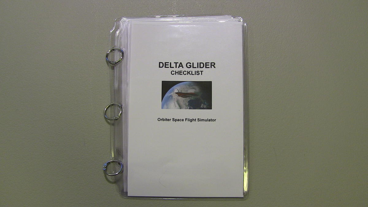 Draft checklist for the Delta Glider