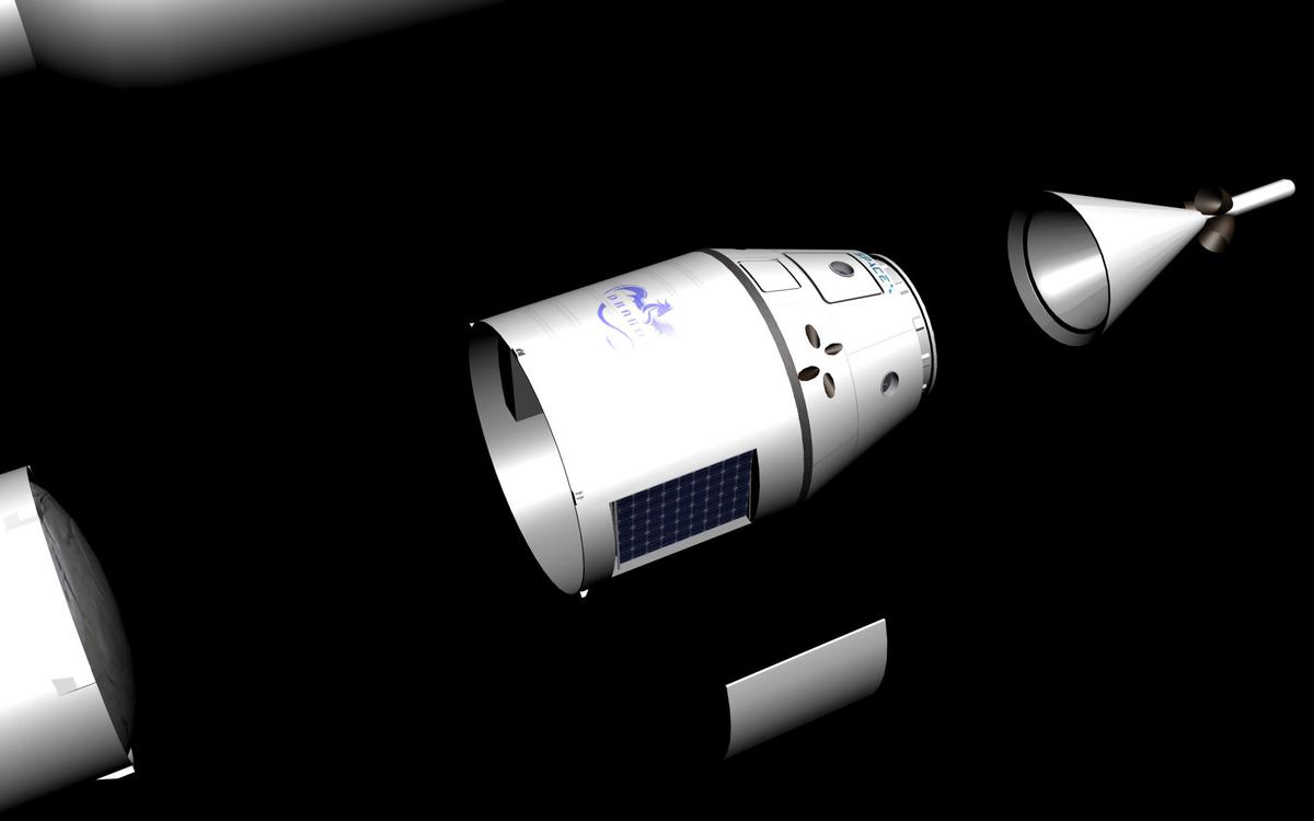 Dragon spaceship