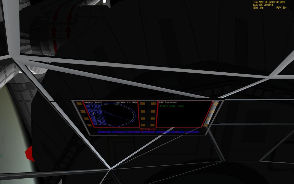 DX7: as it should be, the MFD panel and HUD are animated to get out of the way.

RC33: fixed