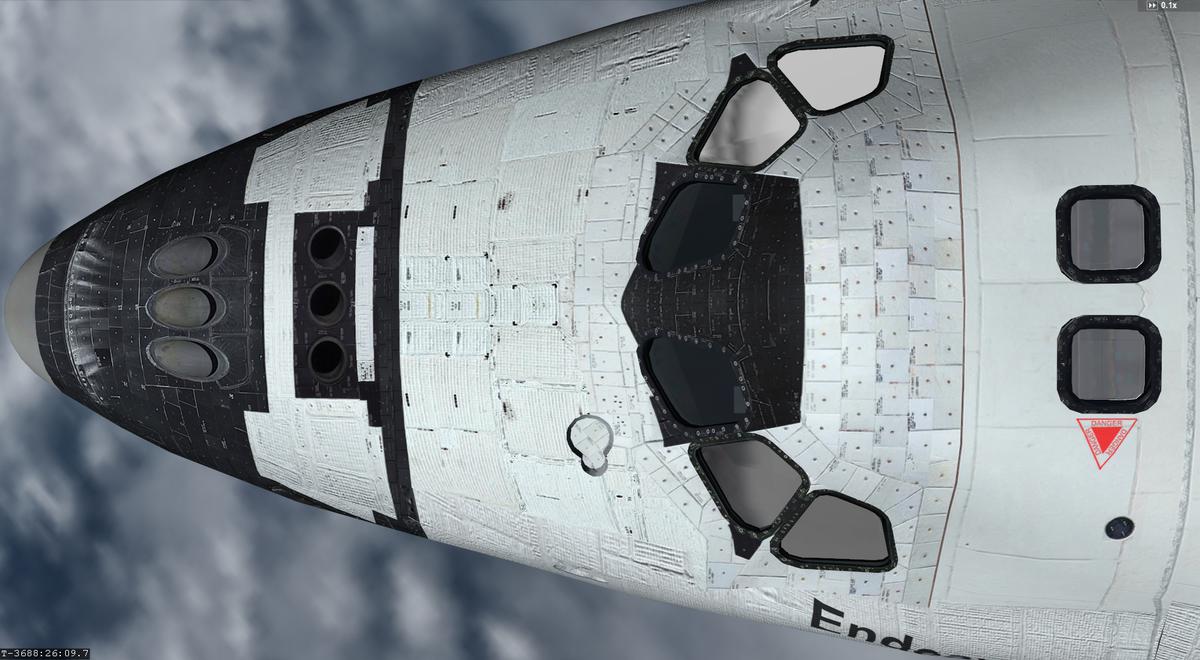 Endeavour nose section
