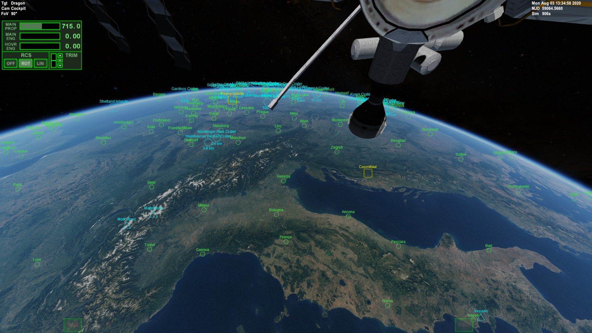 Europe from ISS