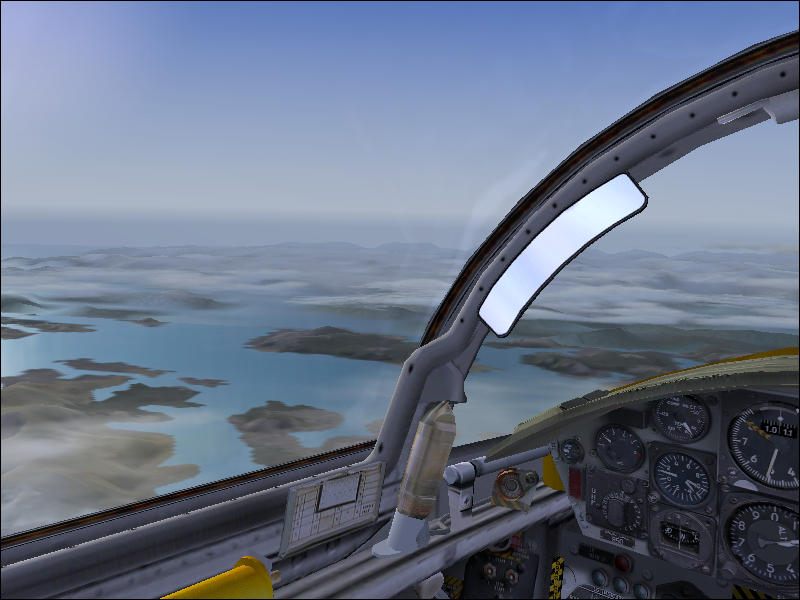 F-104 over Alaska.