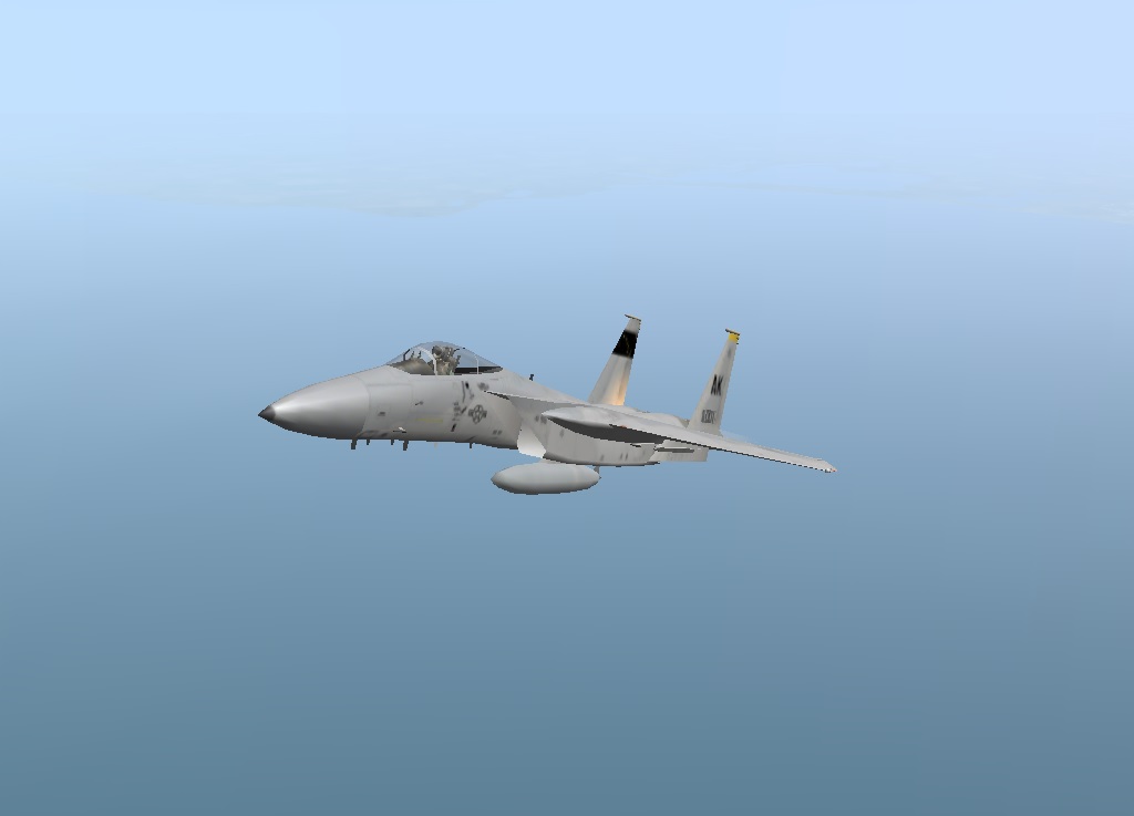 F-15C DARPA Spacecraft drop.