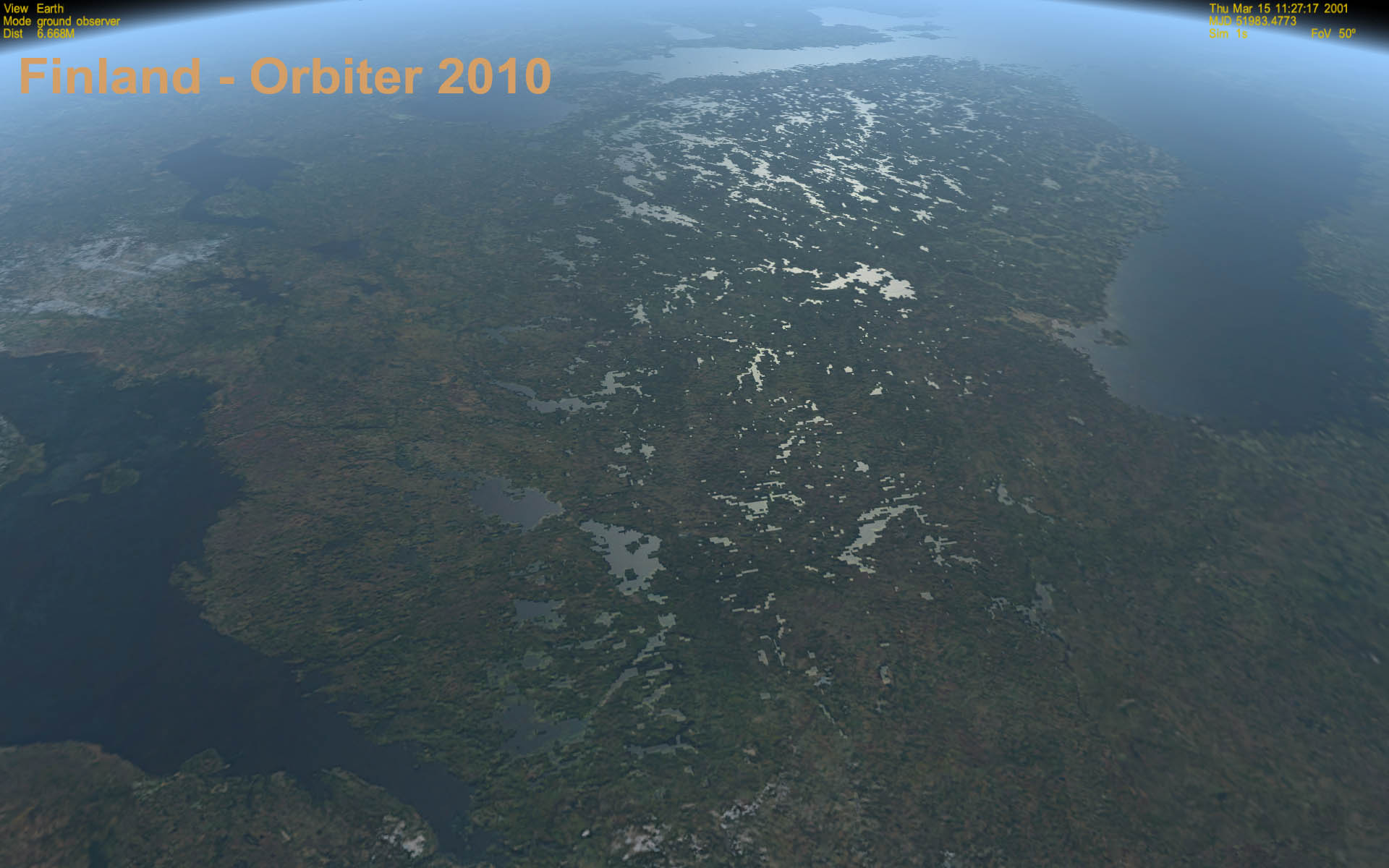 Finland - Orbiter 2010 water mask
