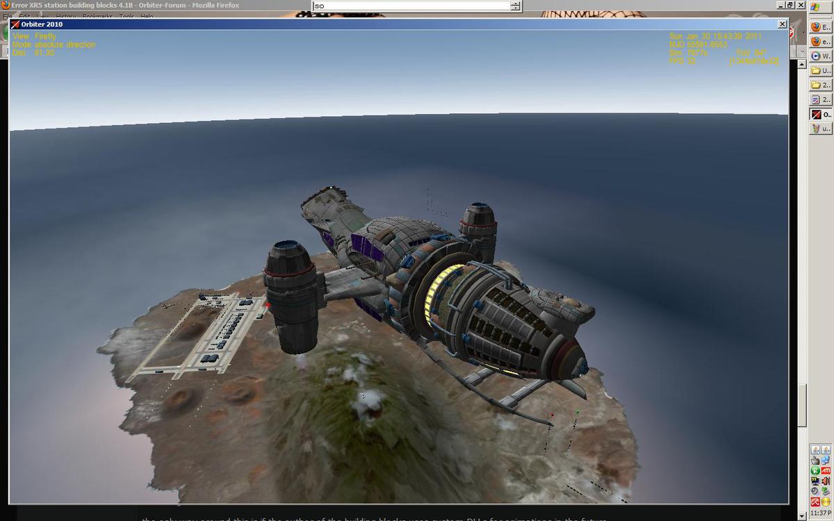 Firefly landing at Ascension Island after a translunar mission.