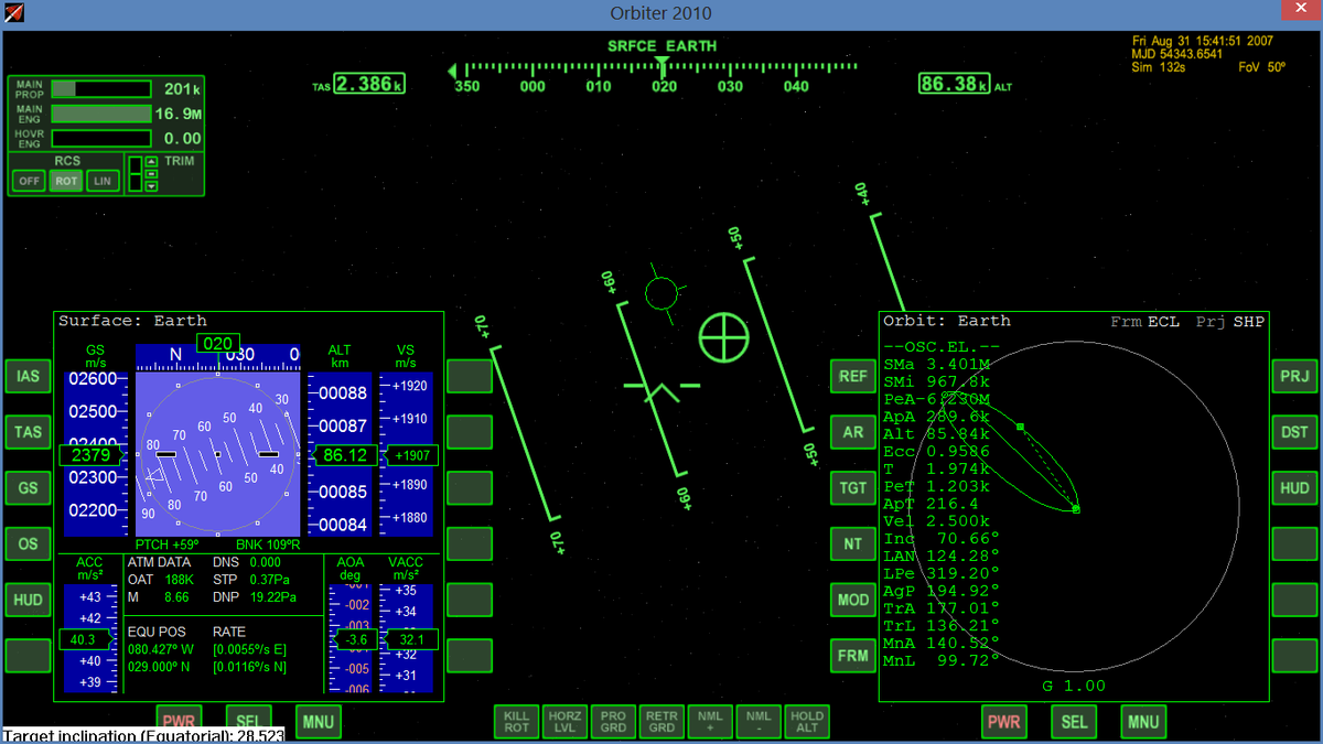 first stage flight