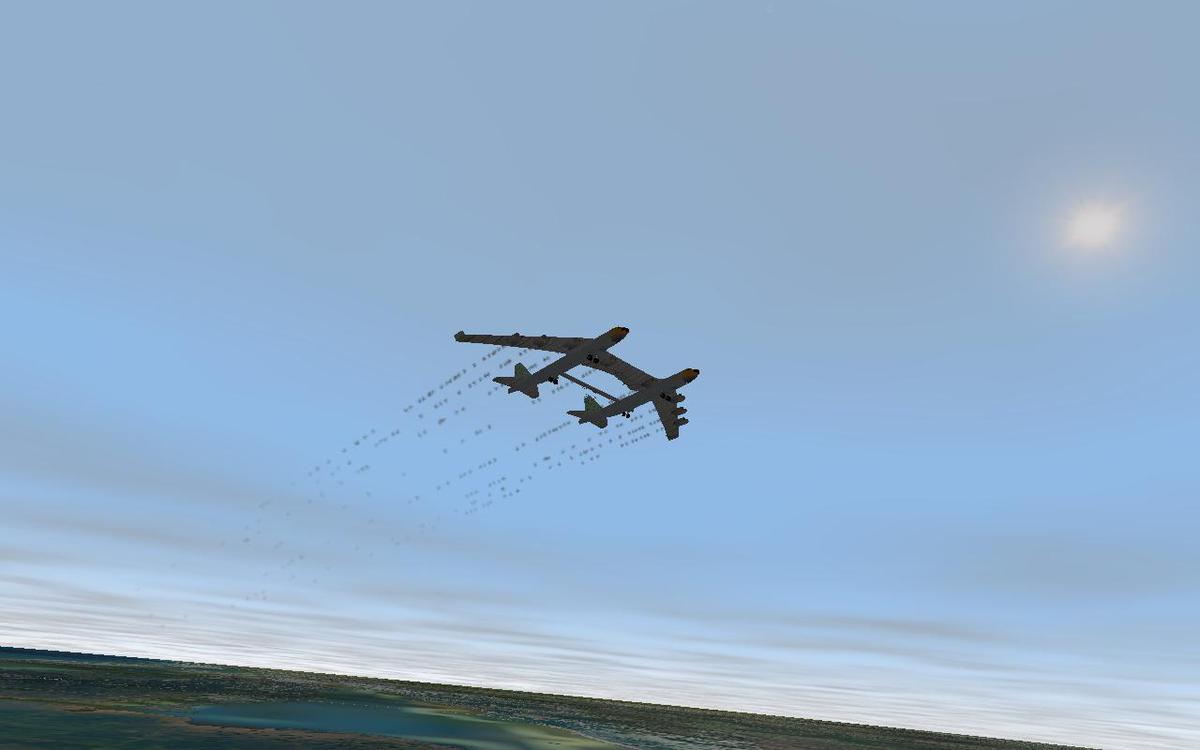 First test flight