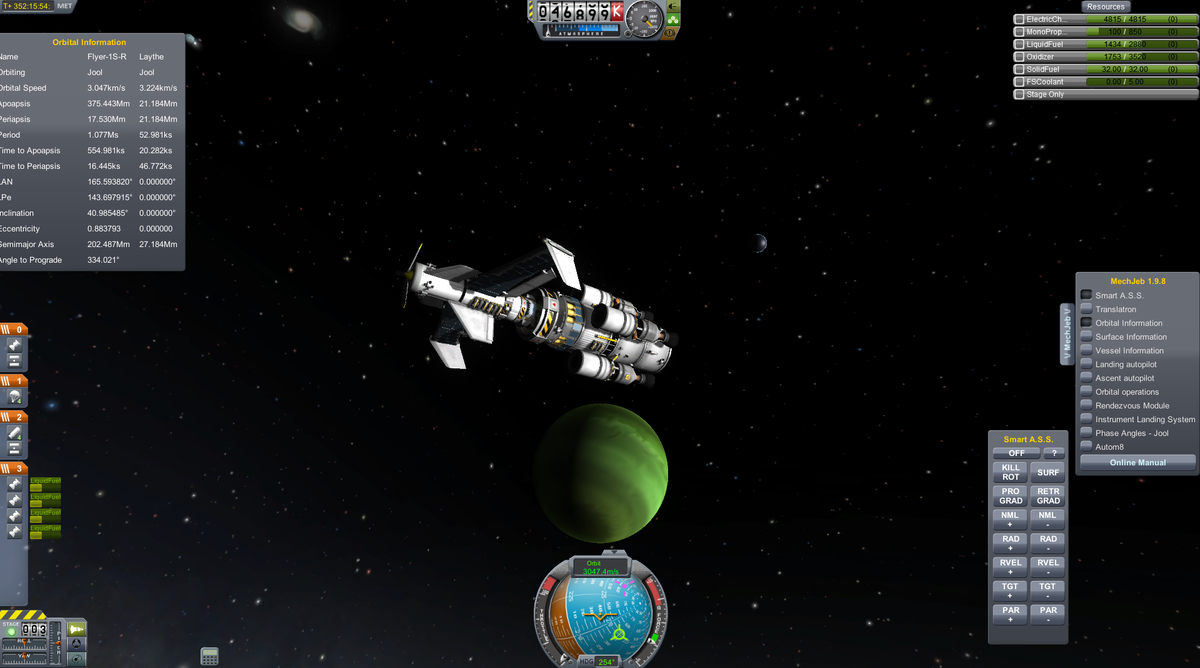 Flyer, Jool and Laythe