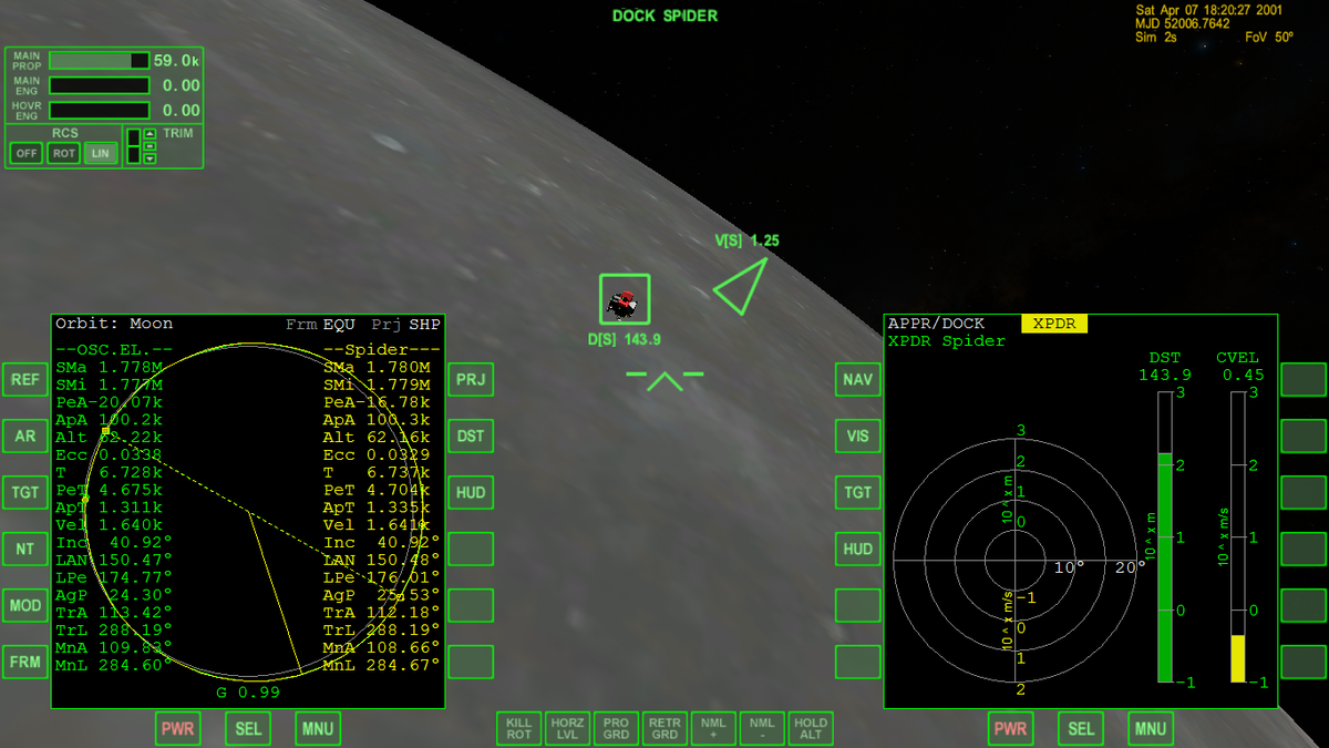 Flying formation with Spider's Ascent Autopilot in a ShuttleA