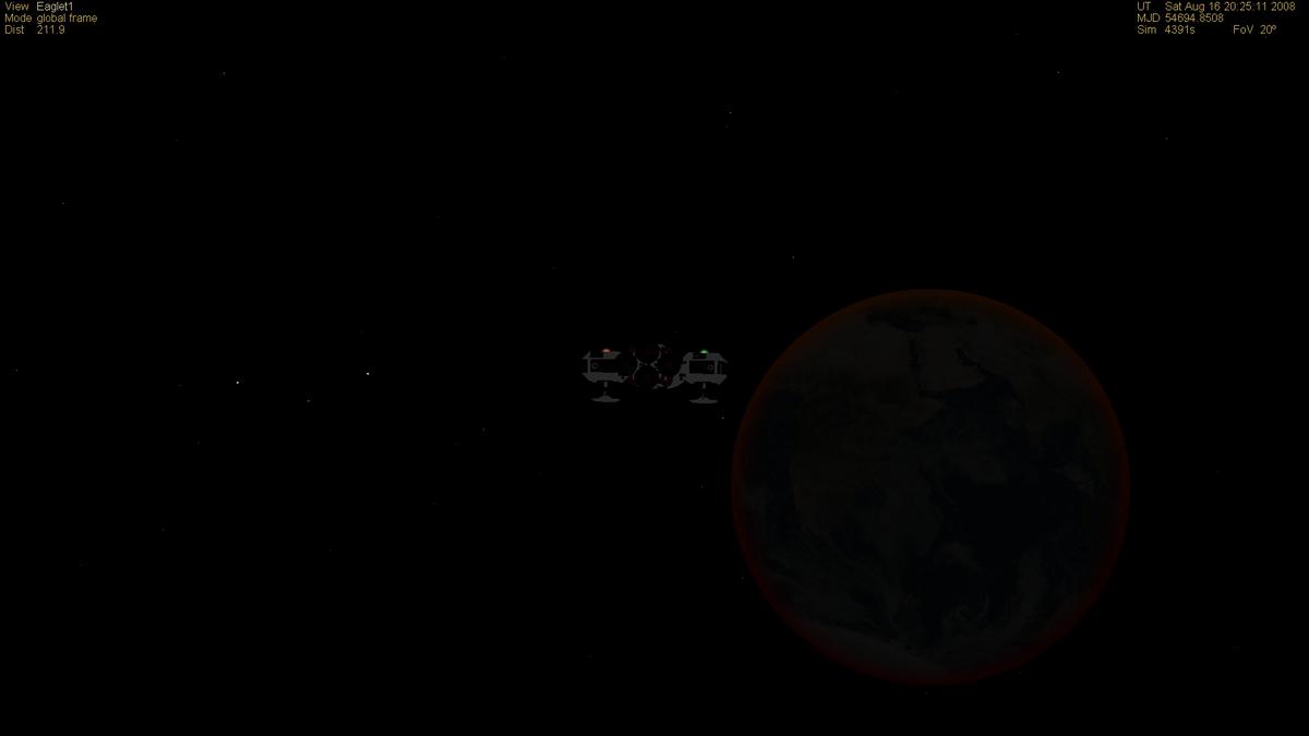from the moon to the earth during an eclipse